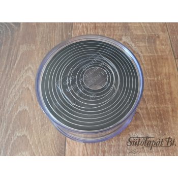 POGÁCSASZAGGATÓ KÉSZLET  2,5-10,5 cm (12 db/cs)