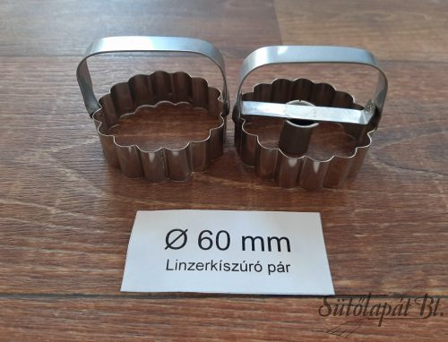 LINZERKISZÚRÓ rm. alsó-felső, átm: 6 cm