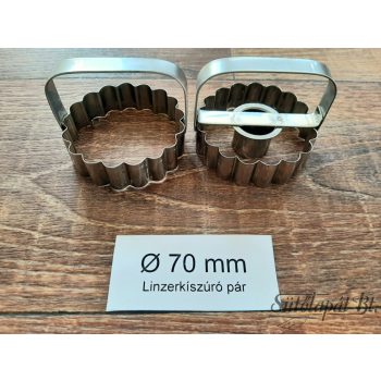 LINZERKISZÚRÓ rm. alsó-felső, átm: 7 cm