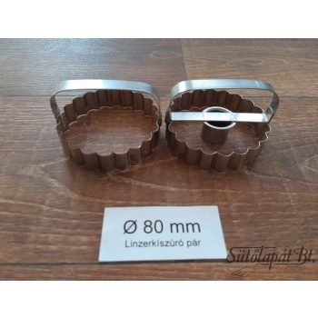 LINZERKISZÚRÓ rm. alsó-felső,  átm: 8 cm