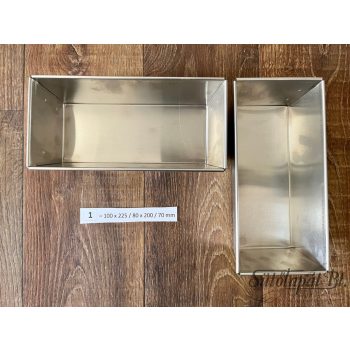 SZÖGLETES SÜTŐFORMA 100x225/80x200/70