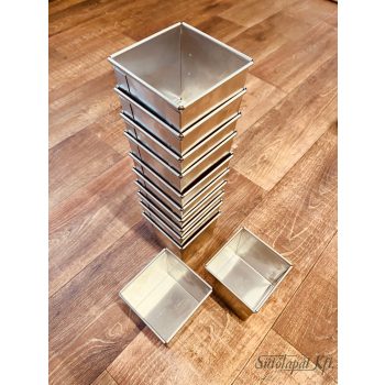 SZÖGLETES SÜTŐFORMA (kocka)100x100/90x90/100 mm