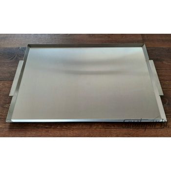   SÜTEMÉNYES TÁLCA, ALU 4old 45° perem,külső méret 480x324+fülek