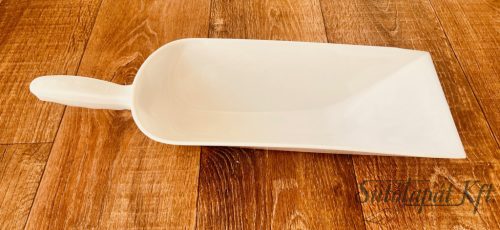 LISZTLAPÁT, műanyag,szögletes talp, kb 1,5 kg-os, 31 cm 