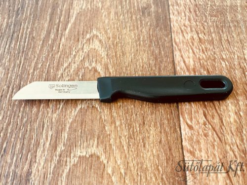 VETŐKÉS sima, Solingen, 6 cm, fekete nyél