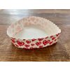 PLUMCAKE  süthető papir forma,SZIV 133x 35 mm, feher_piros