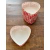 PLUMCAKE  süthető papir forma,SZIV 133x 35 mm, feher_piros