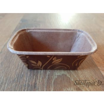 PLUMCAKE  süthető papír mini forma, 80x40/40 mm