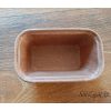 PLUMCAKE  süthető papír mini forma, 80x40/40 mm