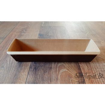 PLUMCAKE  süthető papír forma, 260x65/55 mm, 500 gr