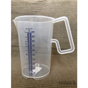 MÉRŐEDÉNY, műanyag, 1 literes