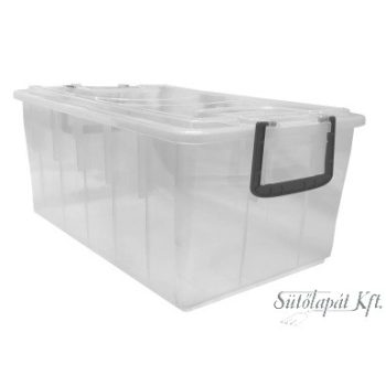 LÁDA  MŰANYAG + TETŐ, 40 liter
